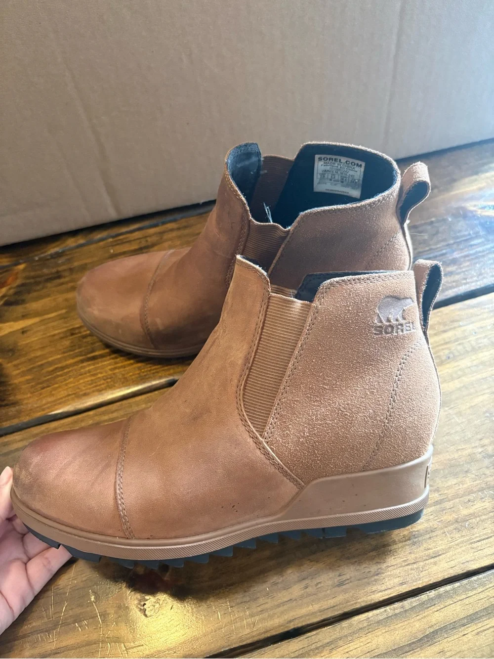 Sorel Evie Chelsea Wedge Boots